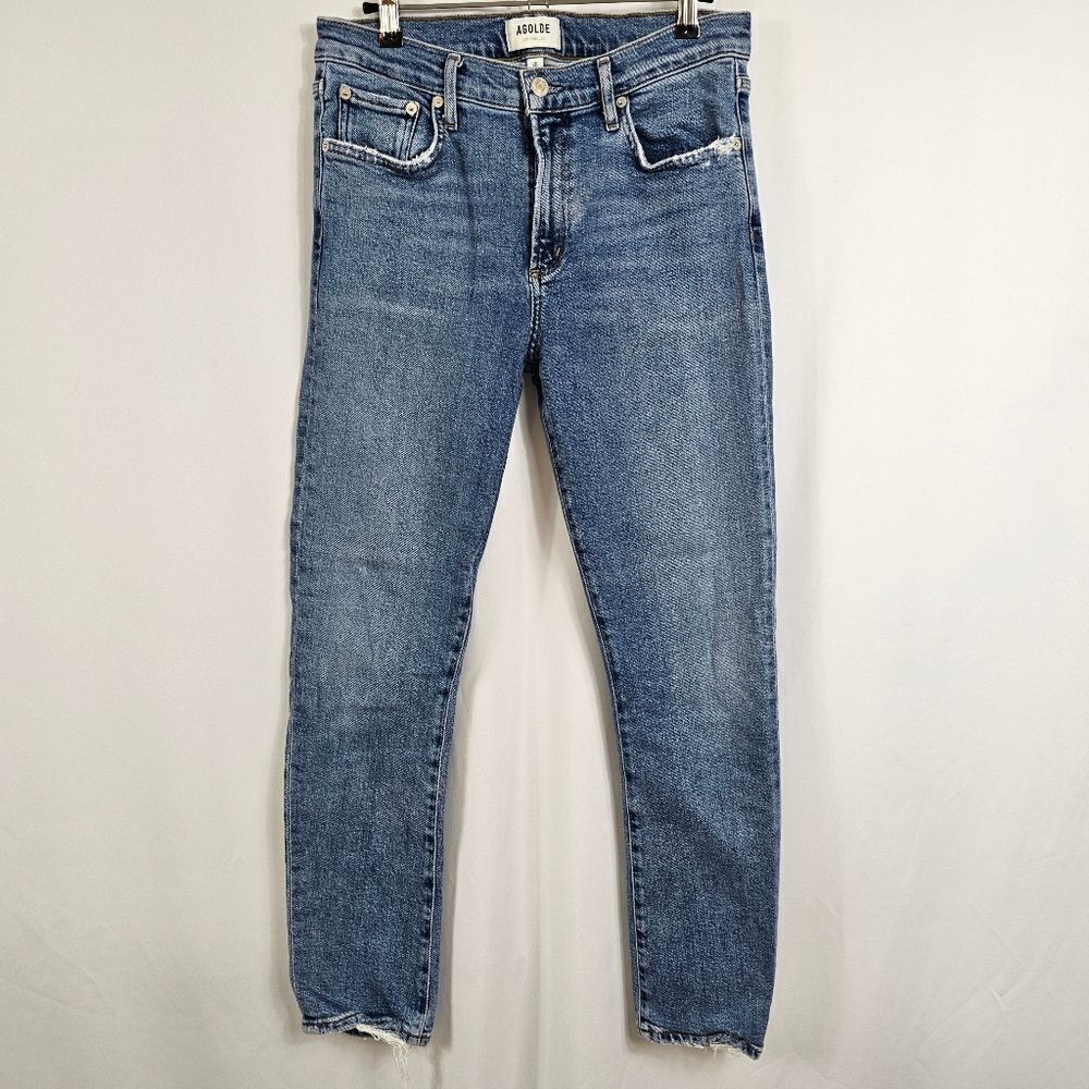 Agolde Toni Slim Straight Jeans in Dime - Size 28